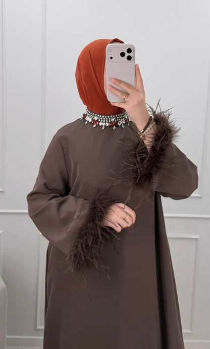 Nadia Feather Crystal Dress