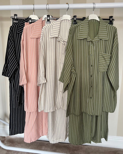 Stripe Linen Coord