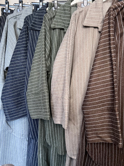 Warm Pinstripe Co Ord