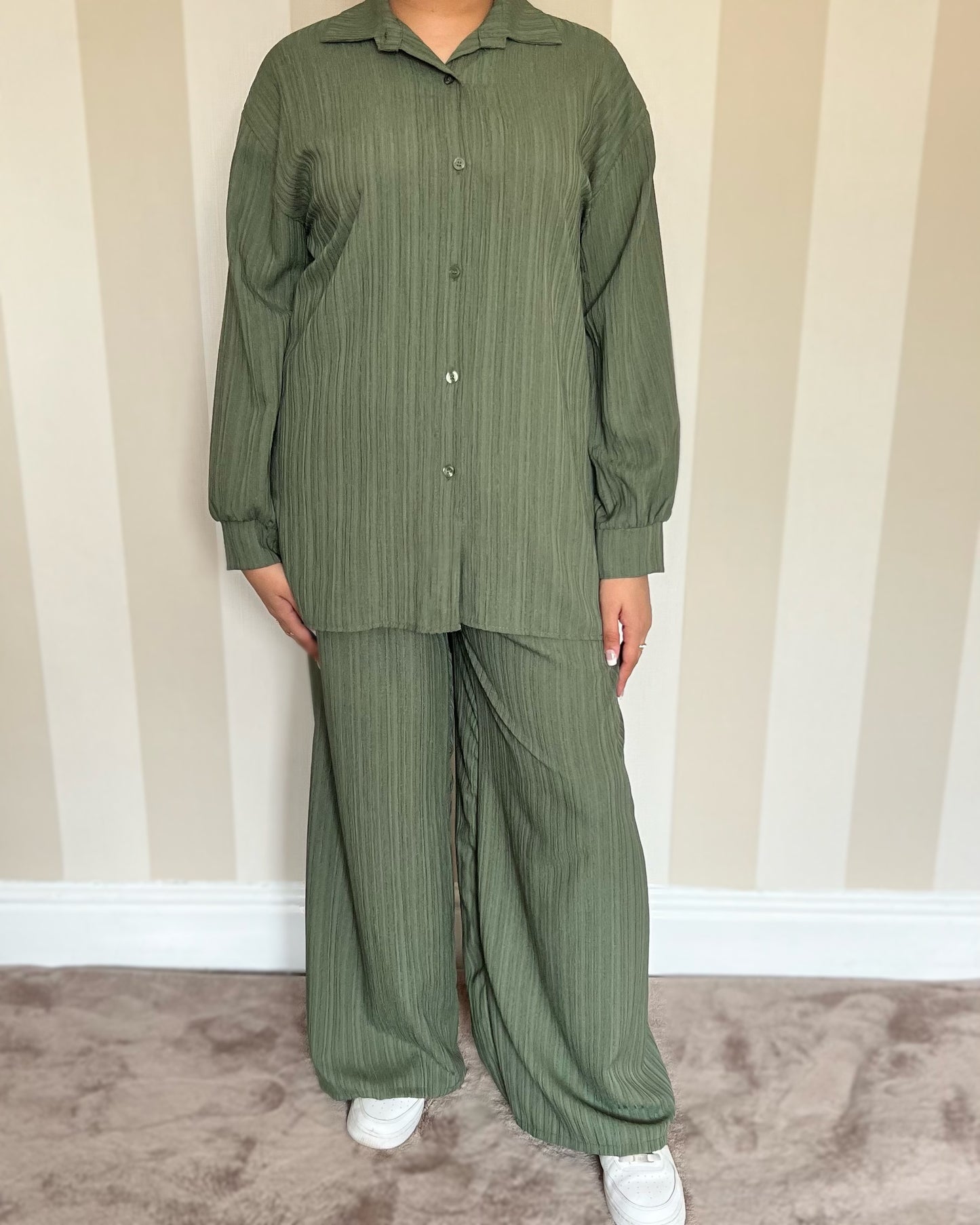 Textured Button Light Coord