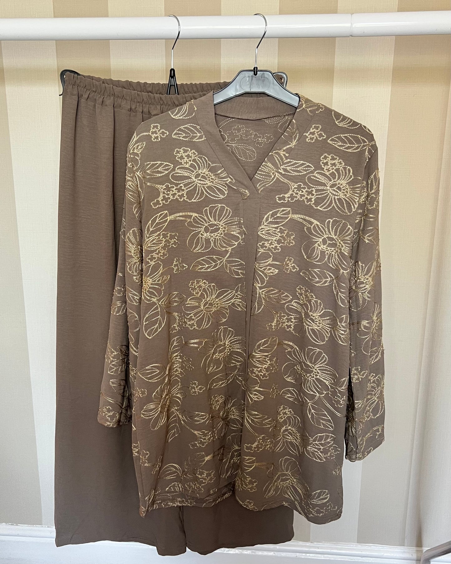 Lina Floral Embroidered Co Ord