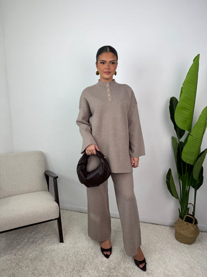 Lara Button Knit Co Ord