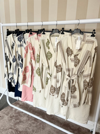 Khai Printed Belt Co Ord