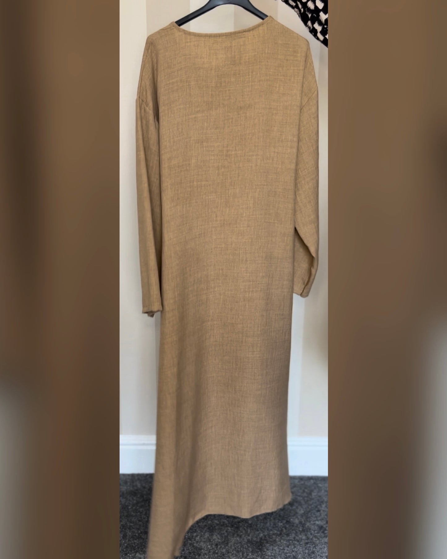 Linen Knot Kimono Dress