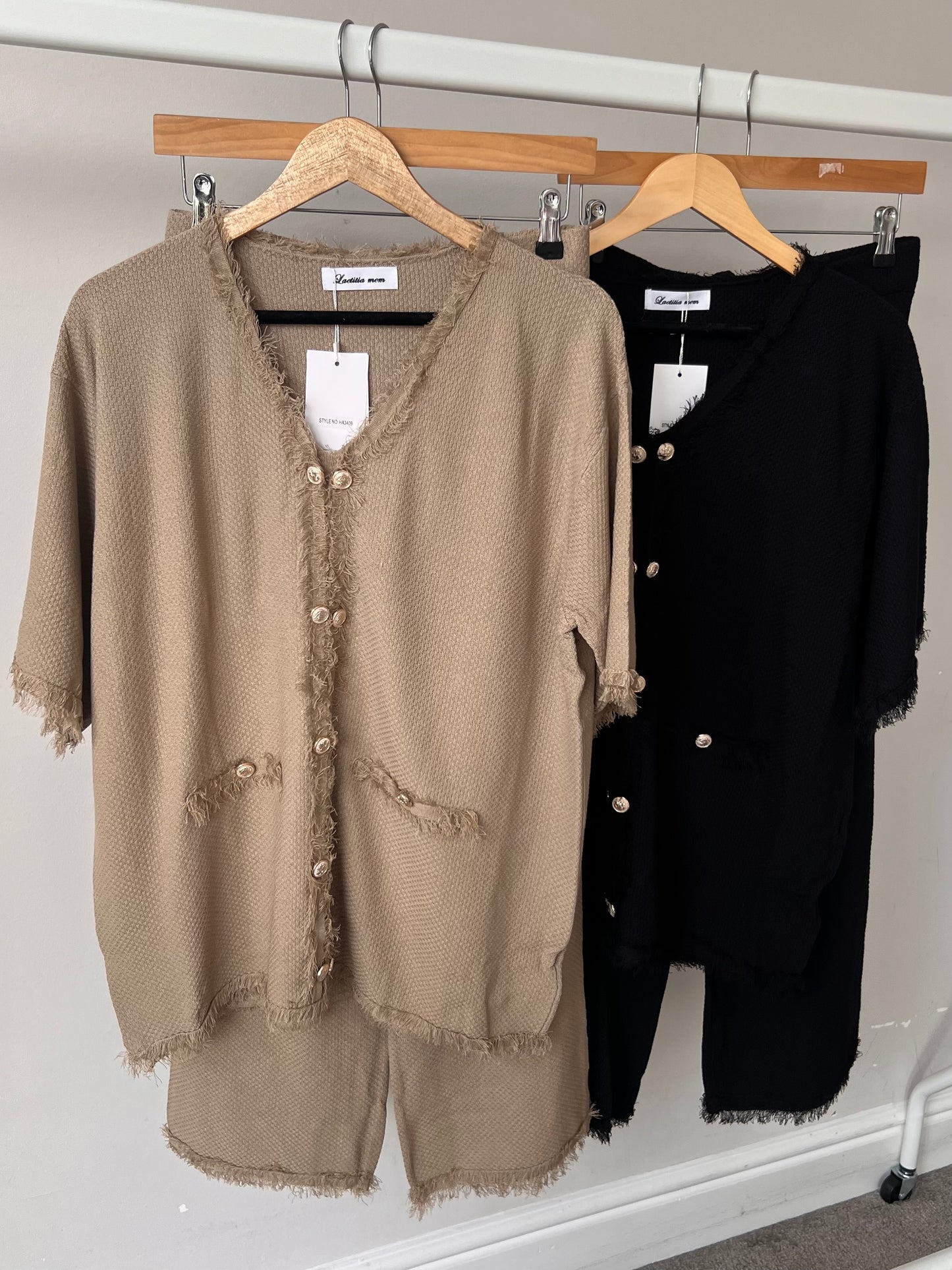 Premium Fray Edge Co Ord