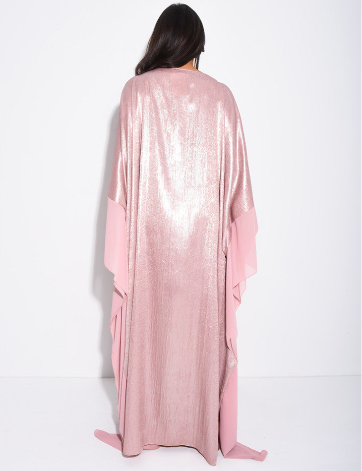 Dana Shimmer Inner Tie Belt Kaftan