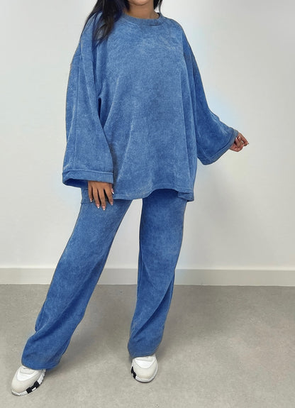 Oversized Velour Co Ord