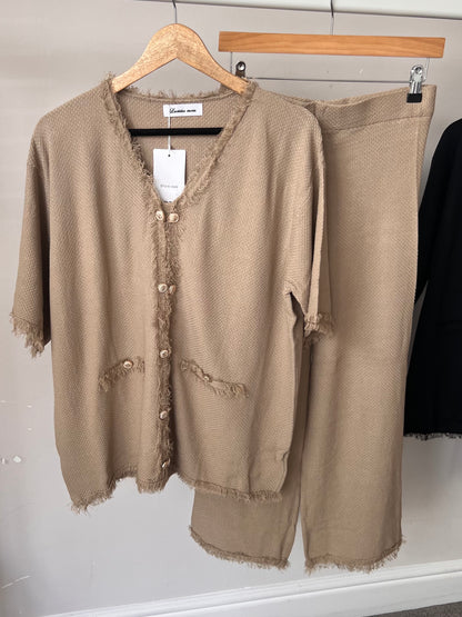 Premium Fray Edge Co Ord