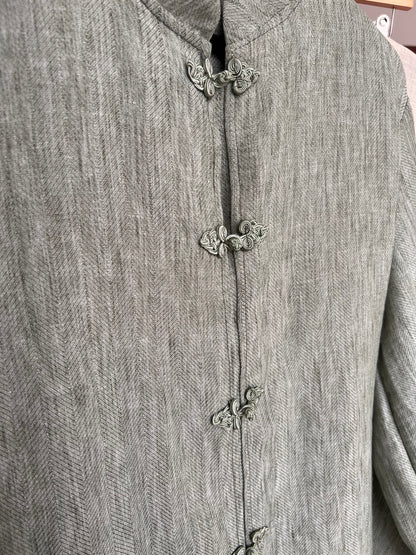 Yoko Linen Effect Co Ord with Adjustable Tie Belt