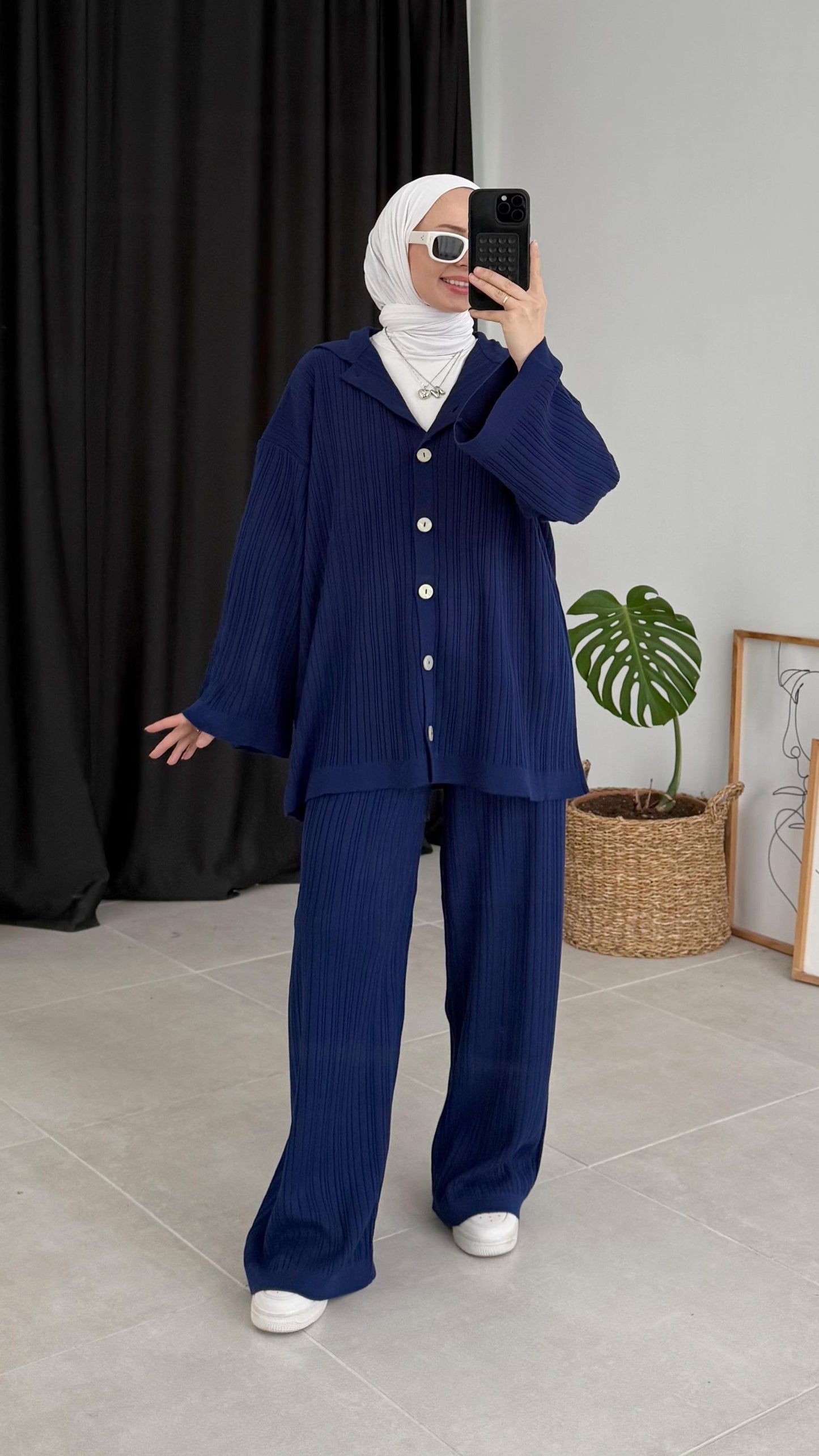 Premium Knit Cardigan Coord