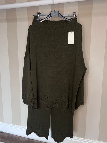 Scallop Knit Co Ord