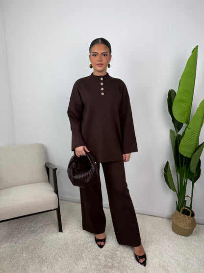 Lara Button Knit Co Ord