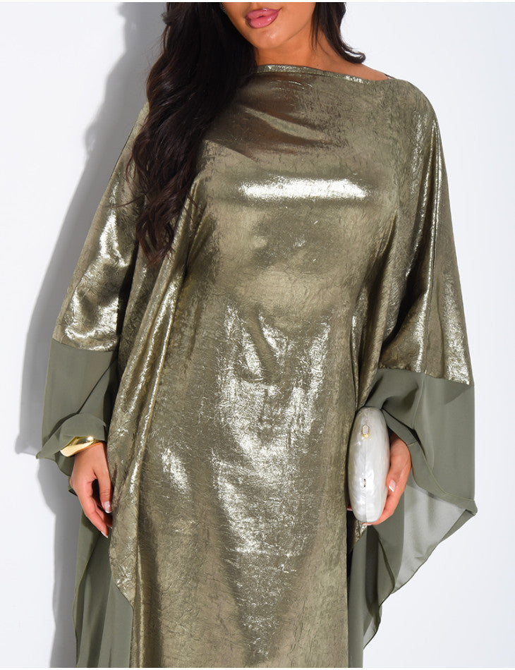 Dana Shimmer Inner Tie Belt Kaftan