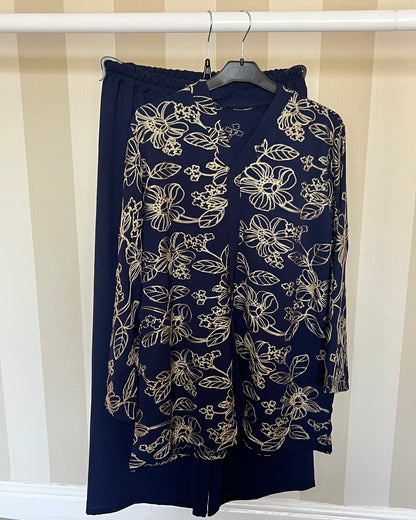 Lina Floral Embroidered Co Ord