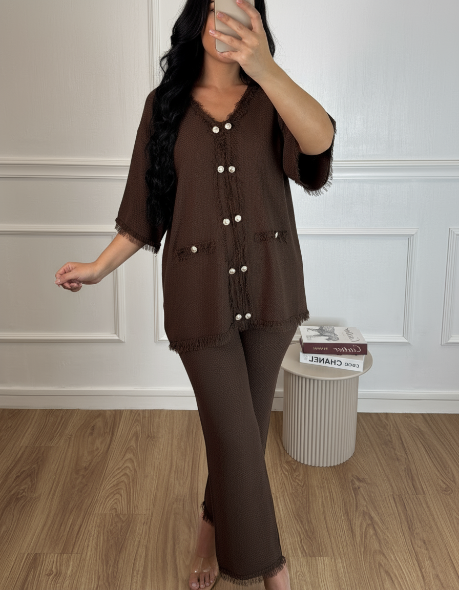 Premium Fray Edge Co Ord