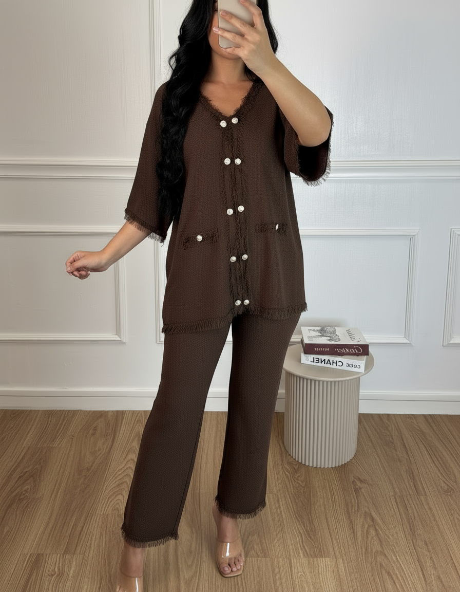 Premium Fray Edge Co Ord