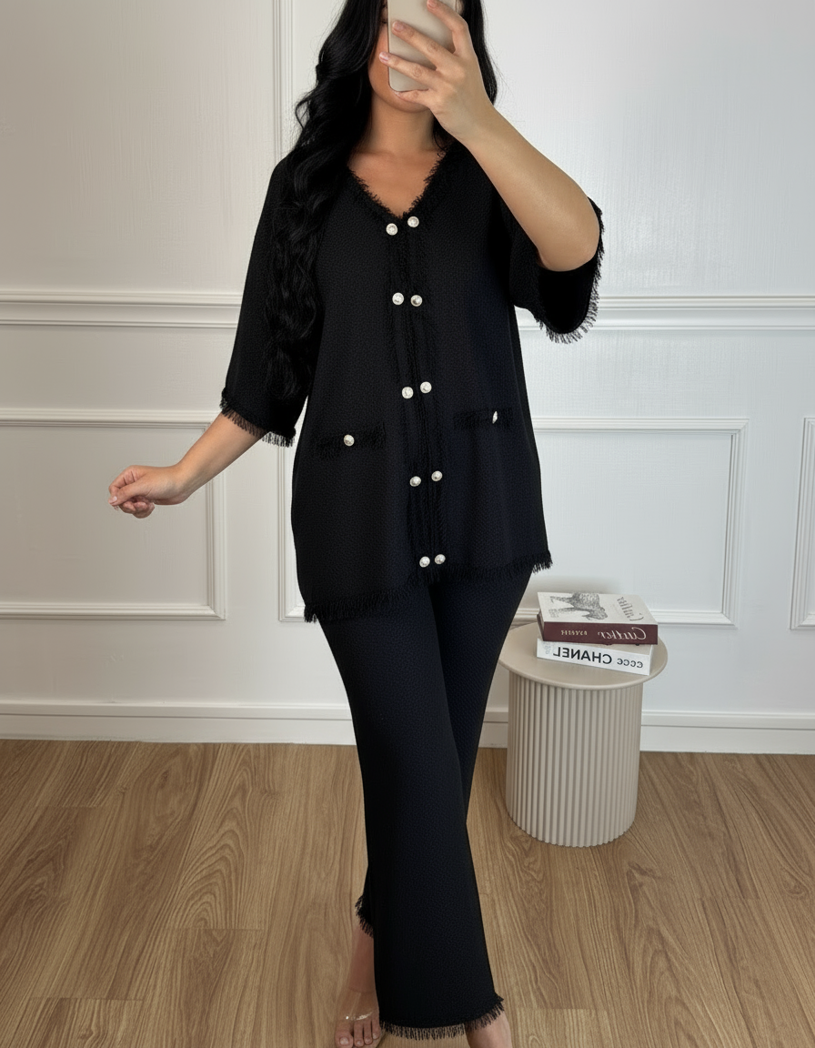 Premium Fray Edge Co Ord