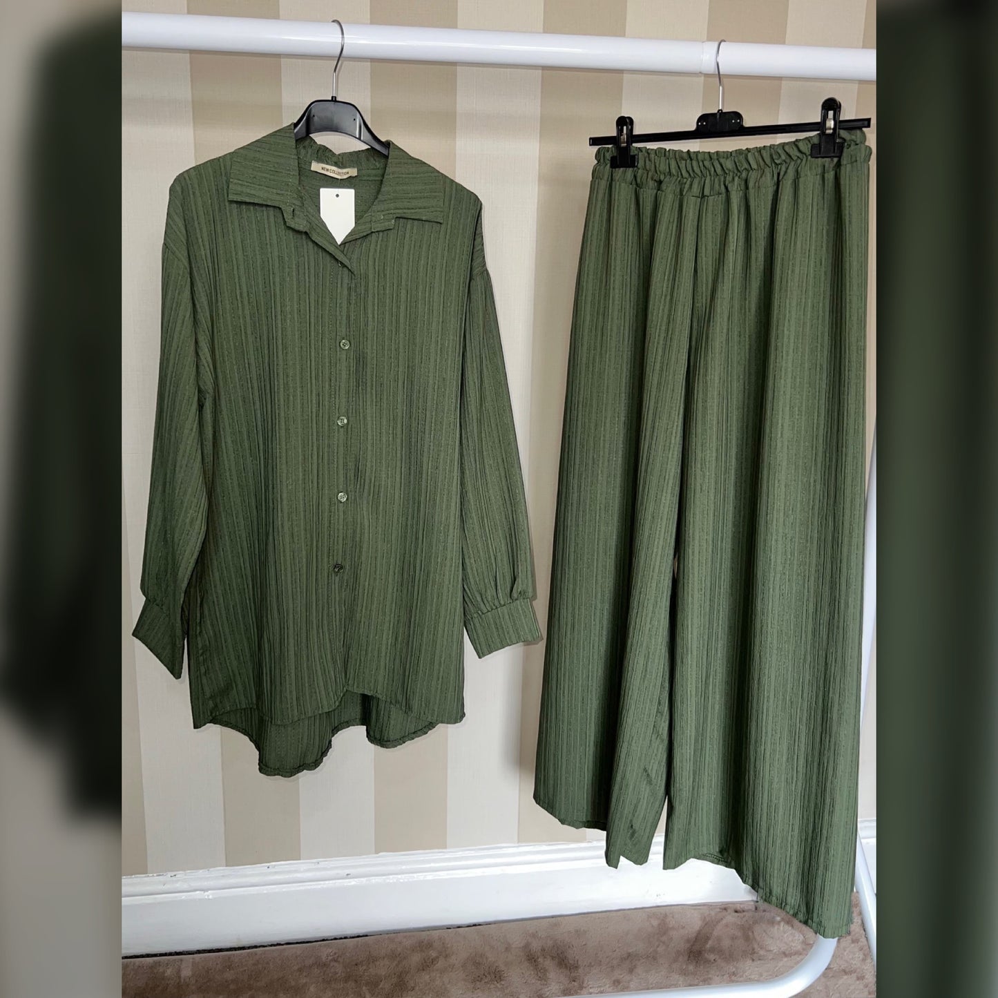 Textured Button Light Coord