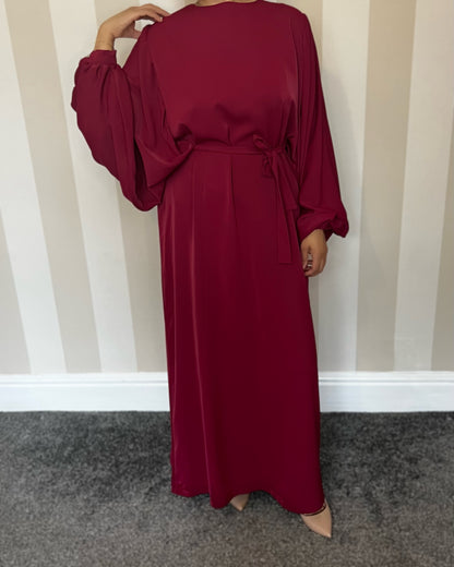 Balloon Sleeve Maxi Dress