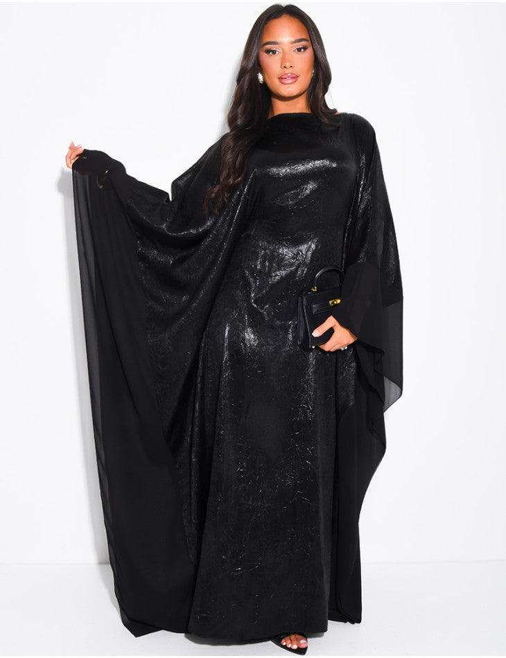 Dana Shimmer Inner Tie Belt Kaftan