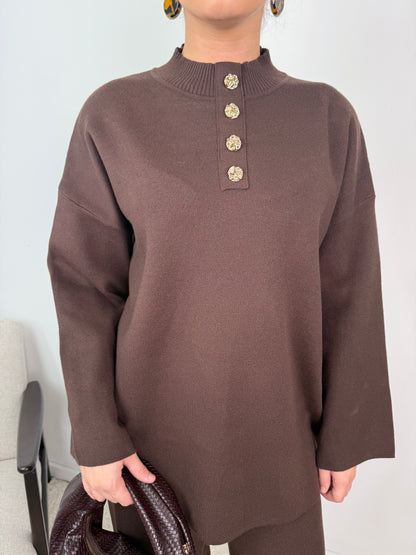 Lara Button Knit Co Ord