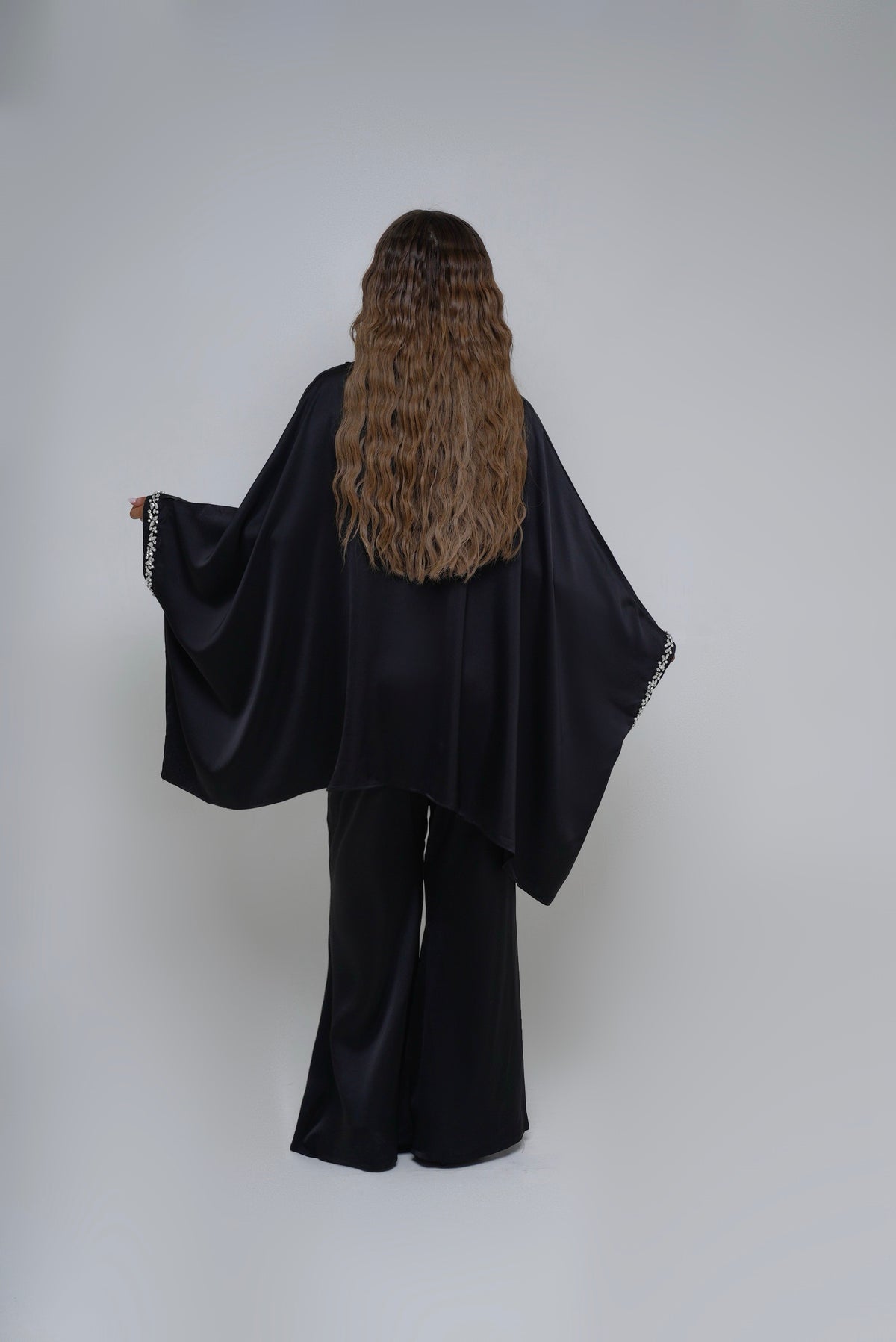 Emelia Premium Satin Crystal Co Ord