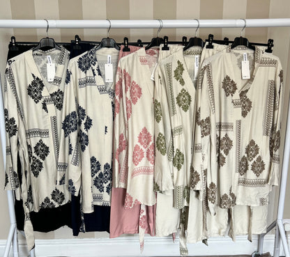 Khai Printed Belt Co Ord