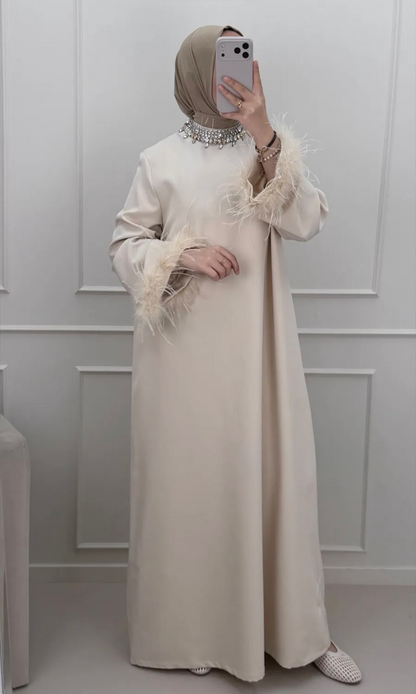 Nadia Feather Crystal Dress