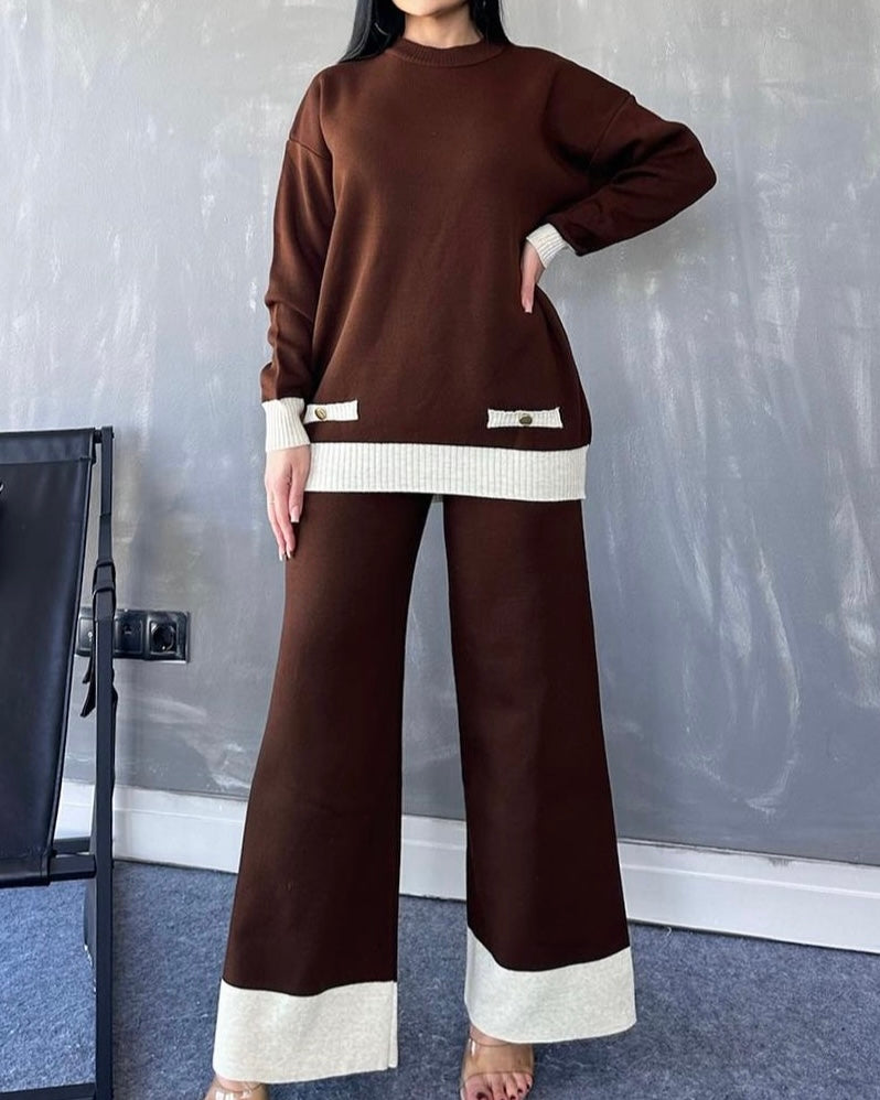 Yara Premium Knit Co Ord (Colours Available)