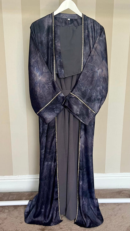 Marble 4pc Abaya Kimono Set