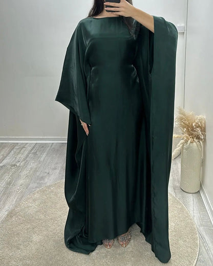 Iridescent Shimmer Kaftan with tie belt