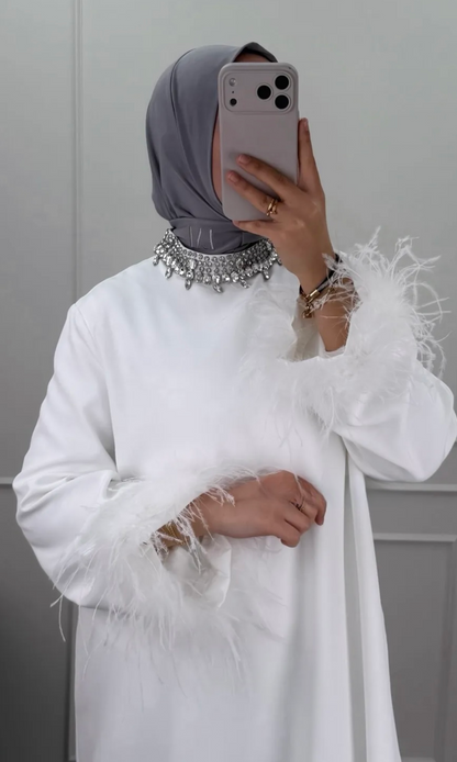 Nadia Feather Crystal Dress
