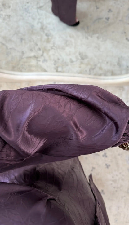 Ava Satin Button Co Ord