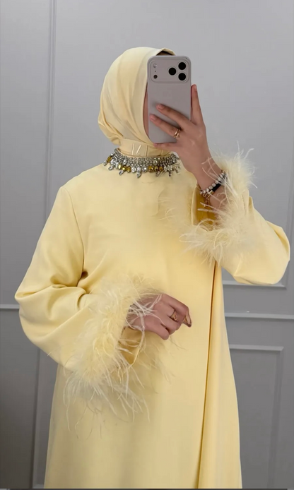 Nadia Feather Crystal Dress