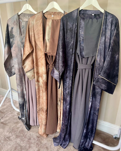 Marble 4pc Abaya Kimono Set