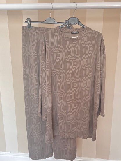 Wave Textured Co Ord