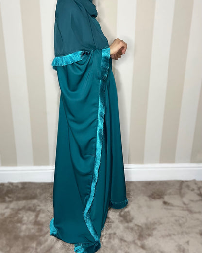 Nida Tassel Premium Abaya Dress