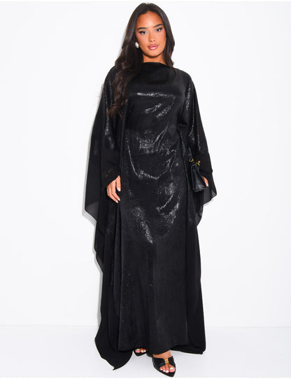 Dana Shimmer Inner Tie Belt Kaftan