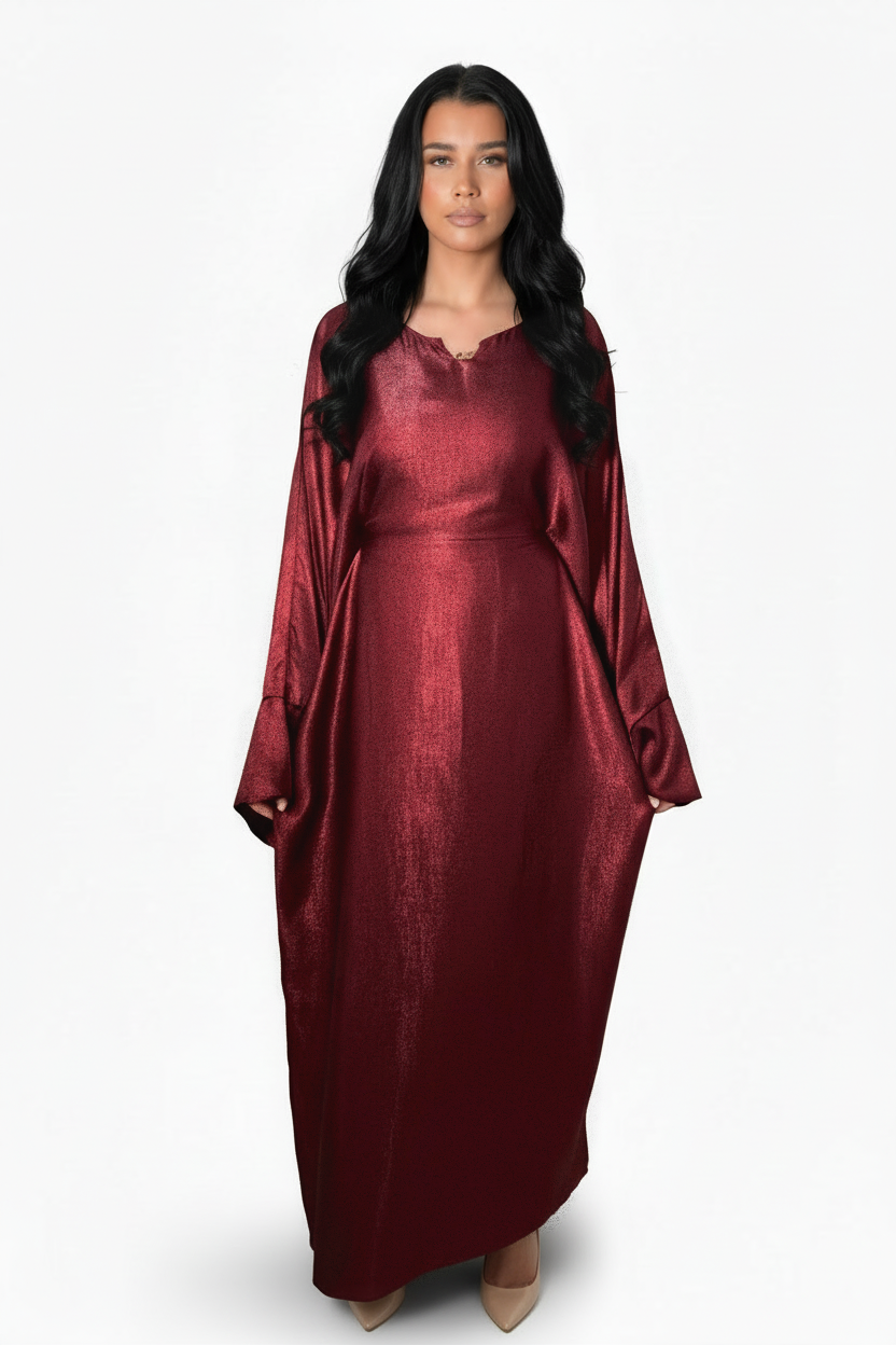 Rania Two Tone Inner Tie Belt Dress