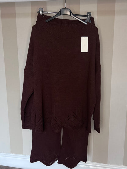 Scallop Knit Co Ord
