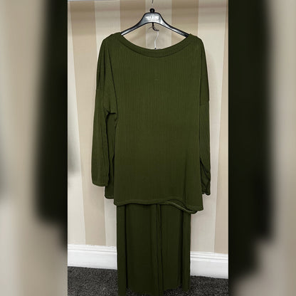 Casual Boat-Neck Co Ord