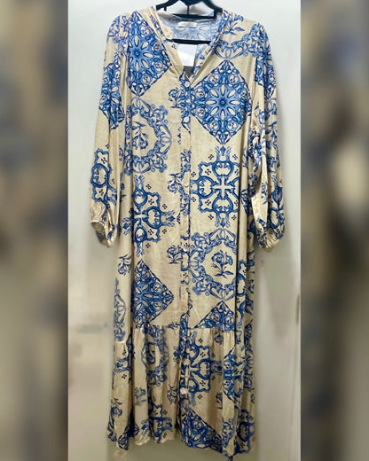 Patterned Cotton Dress