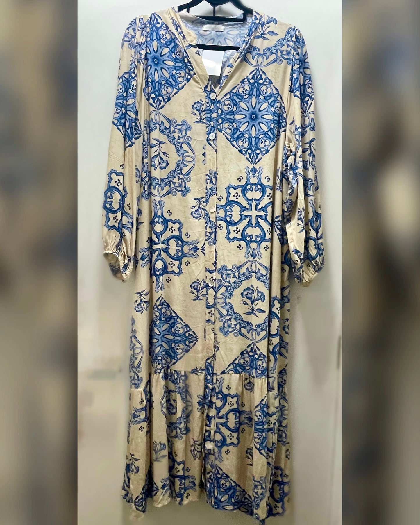 Patterned Cotton Dress