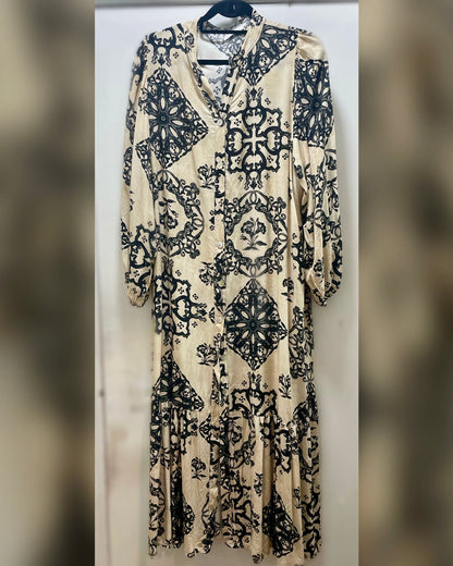 Patterned Cotton Dress